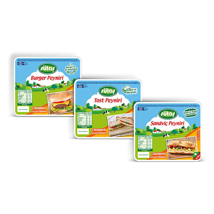 Tost, Sandviç, Burger Peynirleri